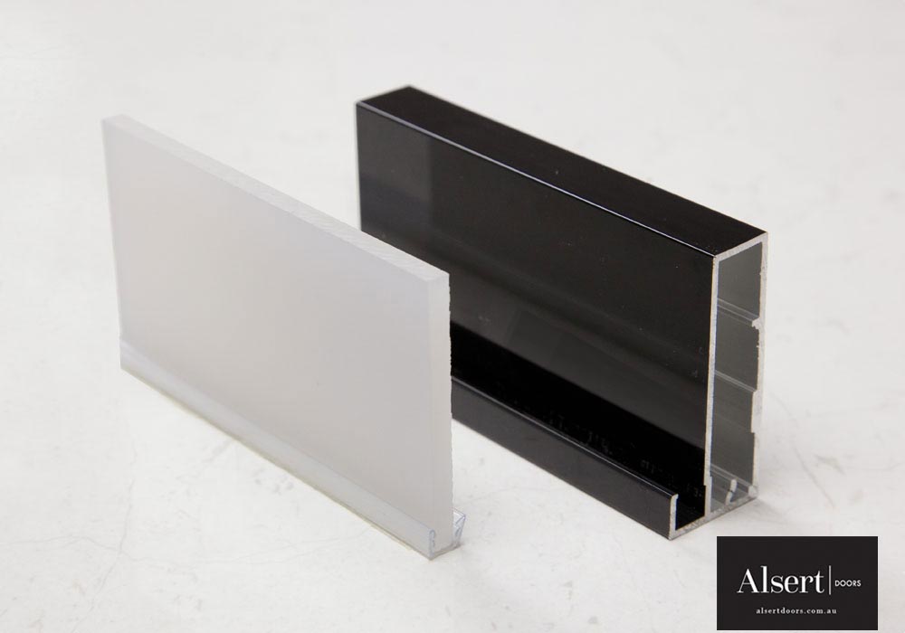 Acrylic Inserts Alsert Doors Black Gloss Acrylic Door Insert Polar White
